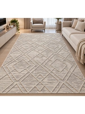 Ally Carpet Wool Modern Şık Dekoratif Akrilik Salon ve Oturma Odası Halısı
