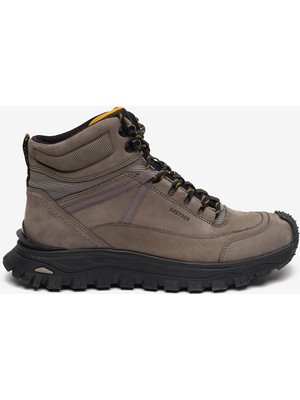 Greyder Erkek Koyu Gri Hakiki Deri Su Geçirmez Outdoor Bot 5K1GB16350