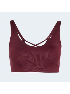 Adidas All Me Essentials Kadın Bordo Sporcu Sütyeni (KH2777)