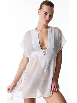 Penti Beyaz Kadın Kaftan PLJ3HDLT26IY