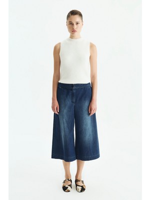 ROMAN Denim Bermuda Lacivert KK012048_015