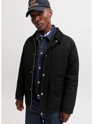 Jack & Jones Siyah Erkek Ceket 12301609 Jornorrebro Barn Jacket Sn