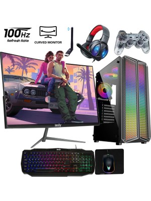 İzoly Spectre YZ i5-4570 16GB 512GB SSD RX 580 8GB 24'' Oyuncu Oem Seti