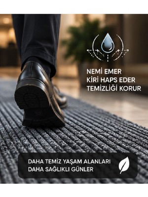 Herbert Weber Matte Kapı Önü Rulo Paspas 100 cm Eninde Nem Alıcı Paspas Yolluk