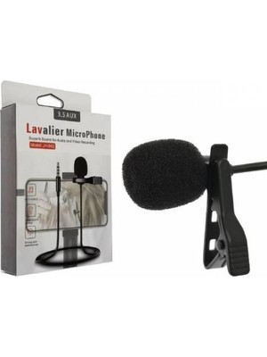OEM Lavalıer JH-043 3,5mm Yaka Mıkrofonu 1,5mt