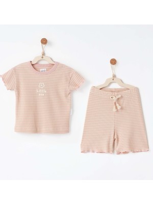 Andywawa AC26674 Bamboo Striped 2li Takım Pink