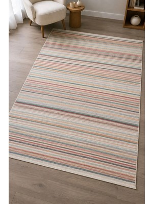 Vuna Collection - VN02 Modern Bukle Desenli Yumuşak Dokulu Makine Halısı