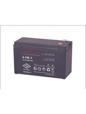 Makelsan 12V 7AH Tam Bakımsız Kuru Akü