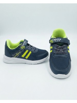 Enes Ayakkabıcılık Kız Çocuk Cırtlı Bağcık Detaylı Ortapedik Günlük Sneaker Spor Ayakkabı