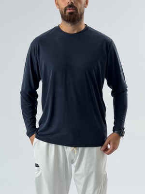 Cocopelli Tensel Basic Lacivert Erkek Sweatshirt COC3468