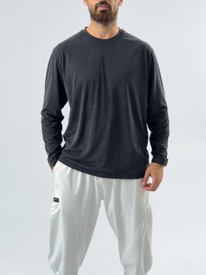 Cocopelli Tensel Basic Antrasit Erkek Sweatshirt COC3469