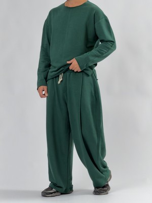 Cocopelli Tasarım Oversize Yeşil Erkek Takım COC3412