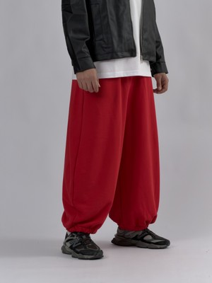 Cocopelli Kırmızı Oversize Baggy Erkek Pantolon COC3415