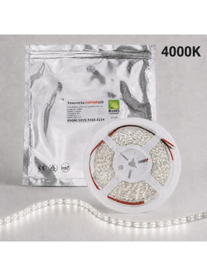 Asa Aydınlatma Asa LED 5 Metre Dış Mekân Şerit LED 60 Led/metre 4000K