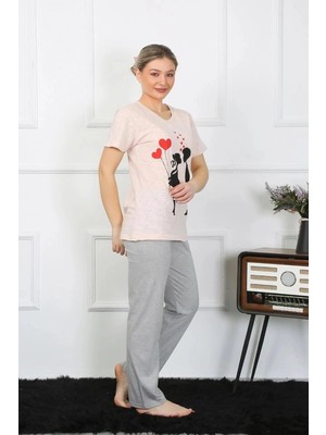Beruflic Kadın Kısa Kol Penye Pijama Takım