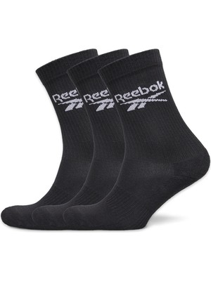 Reebok 5W R0452 Crew Vector 3p Çorap Siyah Unisex Çorap