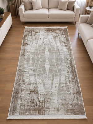 Ally Carpet Milano Özel Akrilik Kesme Halı – Salon, Oturma Odası ve 4 Mevsim Kullanıma Uygun