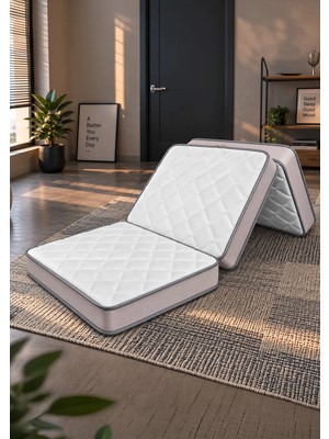 Sleep People 90 190 Katlanır Sünger Yatak Gri