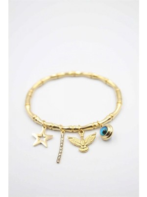 Pileli Store Charm Bilezik - Altın