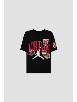 air jordan Erkek Çocuk Siyah Tshirt