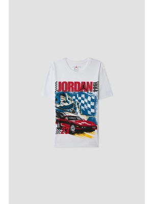 air jordan Erkek Çocuk Beyaz Tshirt