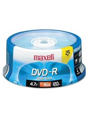 Dvd-R Mil; 4,7 Gb, 25 Adet