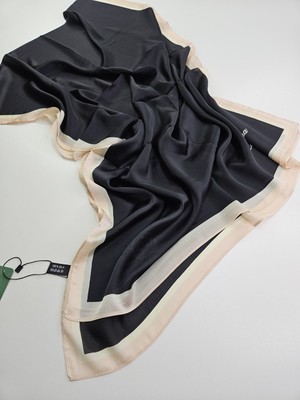Tomris Şal Lüks Vual Ipek Şal Hijab Fular Scarf Shawl Düz Desen 70 x 180 cm