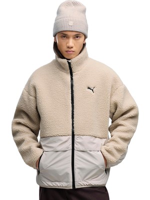 Puma Hybrid Sherpa Erkek Bej Günlük Stil Ceket 69456282