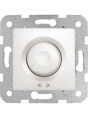 Beyaz 10V 1 Linnera Life Sedef Floresan Dimmer Mekanizma ve Kapak