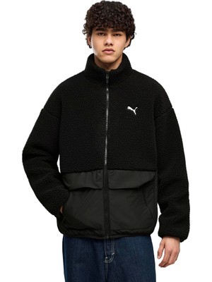 Puma Hybrid Sherpa Erkek Siyah Günlük Stil Ceket 69456201