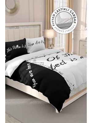 Nevresim Takımı, %100 Pamuk Saten Çift Kişilik My Bed, MONOHOME32593