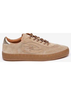 Greyder Kadın Vizon Hakiki Deri Sneaker Ayakkabı 5K2SA33676
