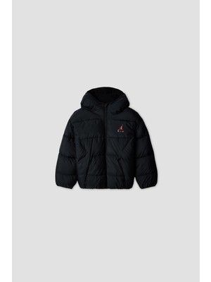 air jordan Erkek Çocuk Siyah Mont