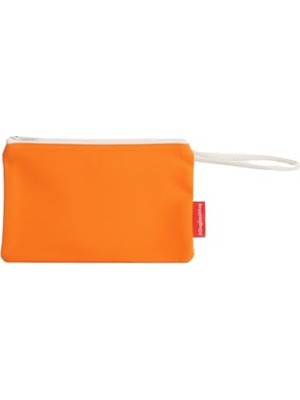 Çanta, Turuncu Clutch Bez