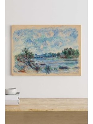 PSTER18941 Landscape At Pont Aven Auguste Renoir Sanatsal Kanvas Tablo 30 x 40
