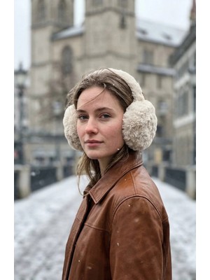 Emybox Soft Peluş Kulaklık - Kışlık Sıcak Tutan Kulak Koruyucu Yumuşak Dokulu Faux Fur Kadın Kulaklık