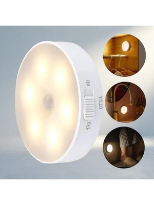 Aslanoğlu Store USB Şarjlı LED Hareket Sensörü 1 Adet