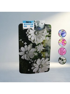 Aslanoğlu Store Desenli Su Emici Banyo Paspası 38X58 cm Elastik