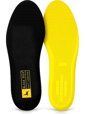 Hyper Boost Technology X15 Soft Comfort Siyah-Sarı Ergonomik Konforlu Rahat Yumuşak Tabanlık Siyah Sarı 40