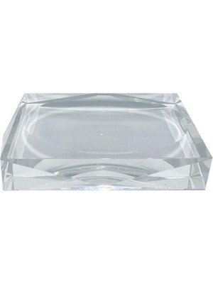 Kristal Katı Sabunluk Şeffaf Renk 30X113X173 mm