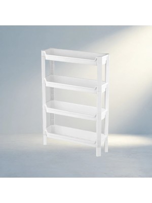 Aslanoğlu Store Şık 4 Katlı Sepet Düzenleyici Raf 465X145X690MM