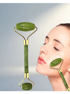Aslanoğlu Store Yüz Bakım Seti Jade Roller ve Gua Sha Taşı 2 Parça