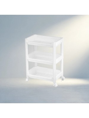 Aslanoğlu Store Geniş 3 Katlı Tekerlekli Sepet Düzenleyici 352X220X480MM