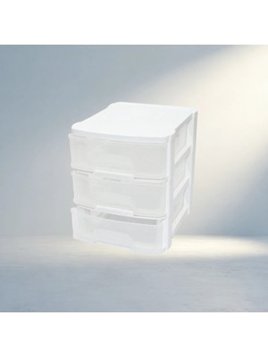 Aslanoğlu Store Pratik 3 Katlı Çekmece 17.5X14.4X16.9CM - Düzenleyici