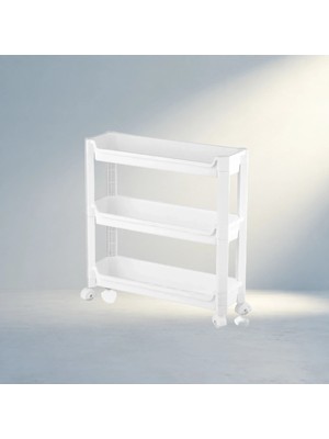 Aslanoğlu Store Tekerlekli 3 Katlı Sepet Düzenleyici 465X145X480MM