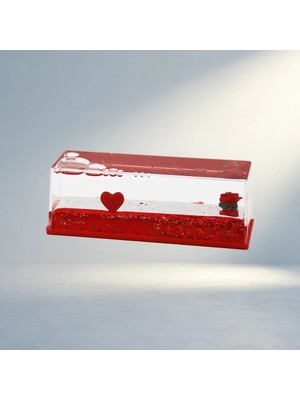 Aslanoğlu Store Dekoratif Yüzen Kalp Biblo 5.2X15.2X5.3 cm Akvaryum Için