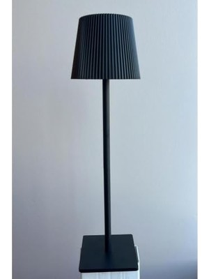 Dekoratif Siyah Masa Lambası - 39 cm ACR-492