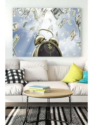 PSTER17421 Vakit Nakittir Time Is Money Girişimcilik Kanvas Tablo 50 x 70