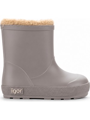 Igor Yogi Borreguito Çocuk Kürklü Yağmur Çizmesi - Taupe W10306-183