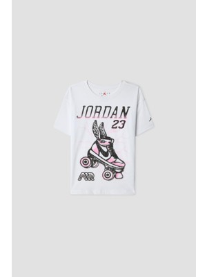 air jordan Kız Çocuk Beyaz Tshirt